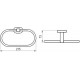 Полотенцедержатель кольцо Ravak Chrome 22см. CR 300.00 X07P190