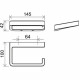 Держатель туалетной бумаги Ravak 10° X07P565 Черный матовый