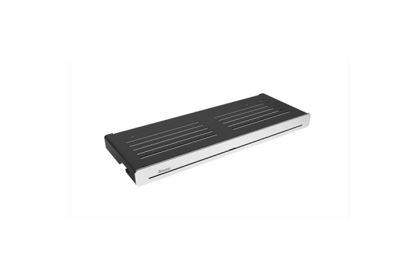 Полка Ravak Slim S X07P575 28 см хром, черный