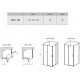Душевая дверь Ravak Chrome CRV2-100 1QVA0C00Z1
