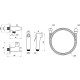 Гигиенический душ с запорным вентилем BM 040.01