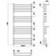 Полотенцесушитель водяной Ravak Optima 53х120 X04000083687
