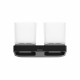 Стакан для зубных щеток Ravak 10° X07P558 двойной, черный матовый