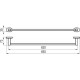 Полотенцедержатель Ravak Chrome 66см. CR 310.00 X07P192