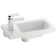 Умывальник Ravak Chrome 40x22 см (левый) XJGL1100000