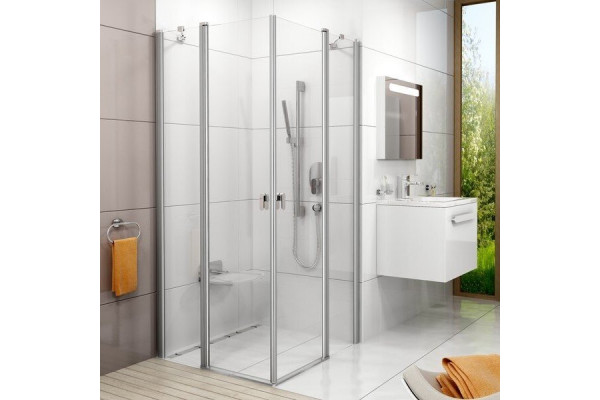 Душевая дверь Ravak Chrome CRV2-120 1QVG0100Z1 белый+Transparent