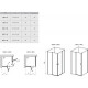Душевая дверь Ravak Chrome CRV2-120 1QVG0100Z1 белый+Transparent