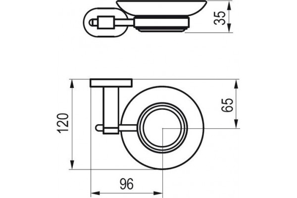 Мыльница Ravak Chrome CR 200.00 X07P187