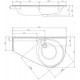 Раковина Ravak Avocado Comfort P 95x53 XJ9P1100000