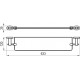 Полка стеклянная Ravak Chrome CR 500.00 60см. X07P195