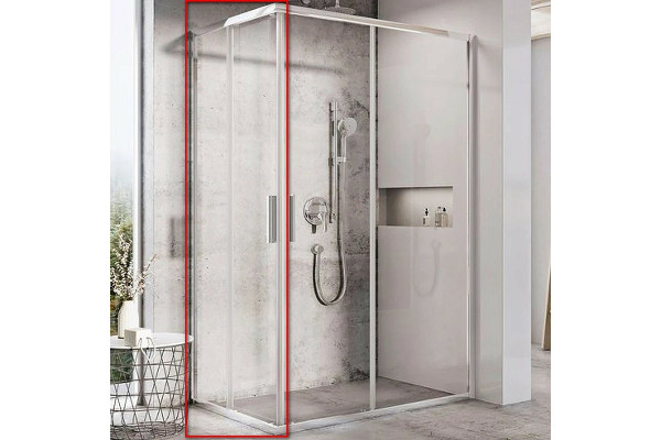 Душевая дверь Ravak Blix Slim BLSRV2K-80 X1XM40C00Z1 профиль Хром стекло Transparent