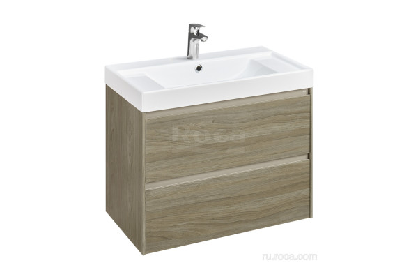 857630511 ONA модуль для раковины 800 мм, 785x450x565 мм, с 2 ящиками, темный вяз