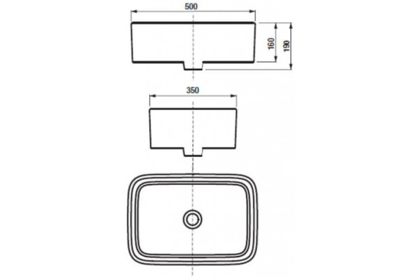 Раковина Roca Mila 35х50 32700B000