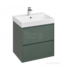 Тумба под раковину Roca Ona 80см 857630513, зеленый матовый
