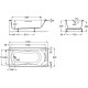 Ванна Roca BeCool 190x90 прямоугольная белая ZRU9303020