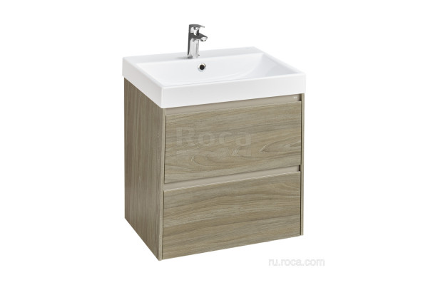 857613511 ONA модуль для раковины 600 мм, 585x450x565 мм, с 2 ящиками, темный вяз
