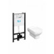 ПЭК Roca Dama Senso Pack 893104680 подвесной унитаз + инсталляция + Slim сиденье дюропласт