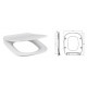 ПЭК Roca Debba Pack 893104970 подвесной унитаз Rimless + инсталляция + Slim сиденье дюропласт
