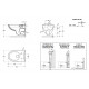 СЕТ 34639300Y Victoria Rimless унитаз подв.+ ZRU8013900 сиденье с кр., петли хром+ 111.300.00.5 Инсталляция Geberit Duofix для подв.унитаза