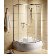 Душевой уголок Radaway Classic A 90x170 прозрачное стекло четверть круга, двери раздвижные