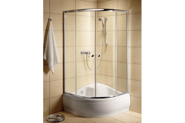 Душевой уголок Radaway Classic A 90x170 прозрачное стекло четверть круга, двери раздвижные