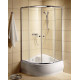 Душевой уголок Radaway Classic A 90x170 прозрачное стекло четверть круга, двери раздвижные
