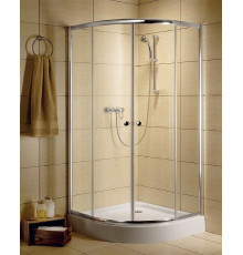Душевой уголок Radaway Classic A 90x185 прозрачное стекло четверть круга, двери раздвижные