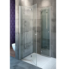 Душевой уголок Radaway EOS KDD-B 80x80 прозрачное стекло квадратный, двери складные