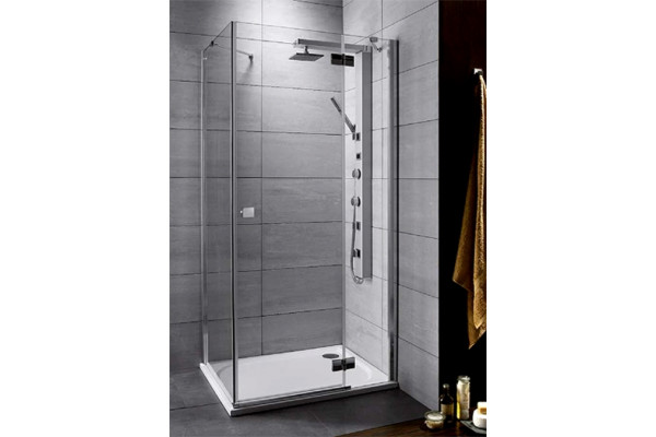 Душевой уголок Radaway Almatea KDJ 100x80 прозрачное стекло R прямоугольный, двери распашные