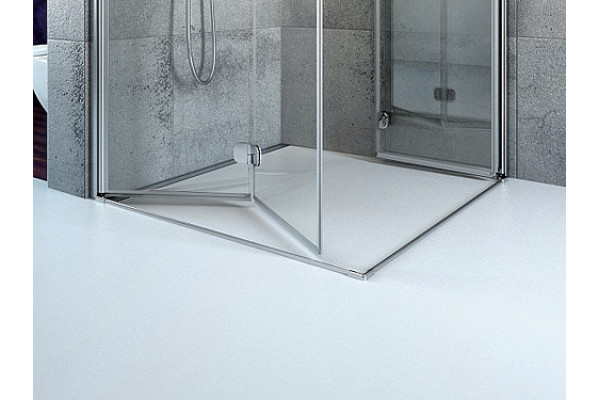 Душевой уголок Radaway EOS KDD-B 90x90 прозрачное стекло квадратный, двери складные