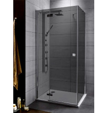 Душевой уголок Radaway Almatea KDJ 100x80 стекло графит L прямоугольный, двери распашные