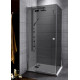 Душевой уголок Radaway Almatea KDJ 100x80 стекло графит L прямоугольный, двери распашные
