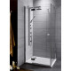 Душевой уголок Radaway Almatea KDJ 100x80 прозрачное стекло L прямоугольный, двери распашные