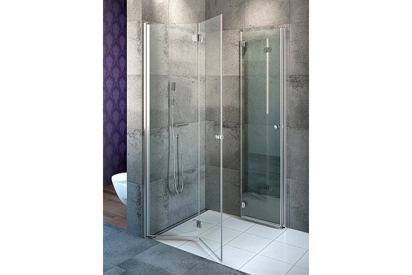 Душевой уголок Radaway EOS KDD-B 100x100 прозрачное стекло квадратный, двери складные