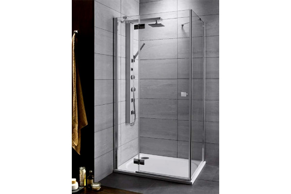Душевой уголок Radaway Almatea KDJ 120x80 прозрачное стекло R прямоугольный, двери распашные