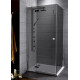 Душевой уголок Radaway Almatea KDJ 100x90 стекло графит L прямоугольный, двери распашные