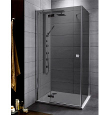 Душевой уголок Radaway Almatea KDJ 120x80 стекло графит L прямоугольный, двери распашные