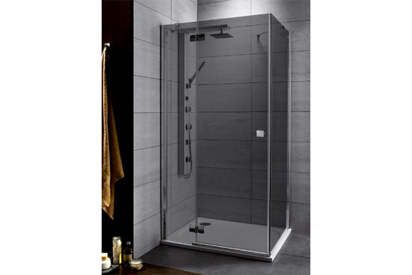 Душевой уголок Radaway Almatea KDJ 120x80 стекло графит L прямоугольный, двери распашные