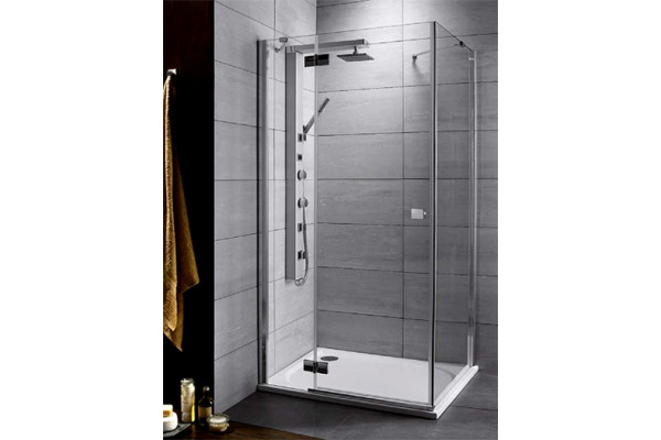 Душевой уголок Radaway Almatea KDJ 120x90 прозрачное стекло L прямоугольный, двери распашные