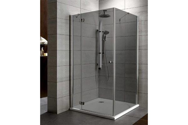 Душевой уголок Radaway Torrenta KDJ 120x80 стекло графит L прямоугольный, двери распашные