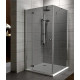 Душевой уголок Radaway Torrenta KDJ 120x80 стекло графит L прямоугольный, двери распашные