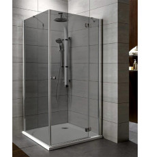 Душевой уголок Radaway Torrenta KDJ 100x80 стекло графит R прямоугольный, двери распашные