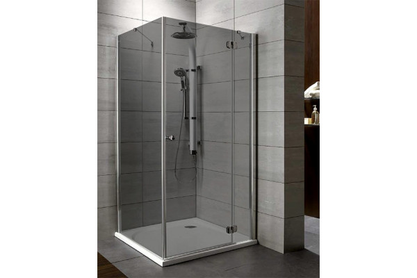 Душевой уголок Radaway Torrenta KDJ 100x80 стекло графит R прямоугольный, двери распашные