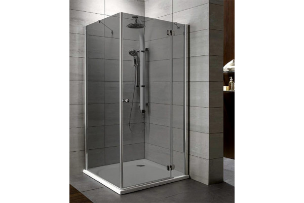 Душевой уголок Radaway Torrenta KDJ 100x90 стекло гарфит R прямоугольный, двери распашные