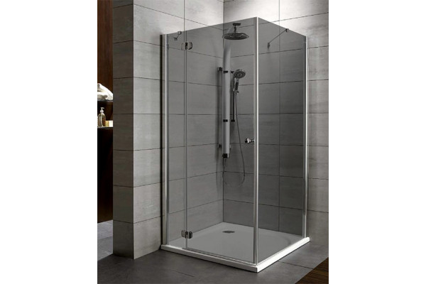 Душевой уголок Radaway Torrenta KDJ 100x90 стекло гарфит L прямоугольный, двери распашные