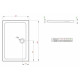 Поддон для душа Radaway Doros D90x110 прямоугольный, низкий