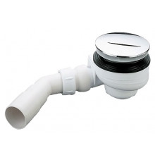 Сифон для поддона Radaway Turboflow  белый, хром, выпуск с уклоном