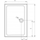Поддон для душа Radaway Doros D Compact 120x80 прямоугольный, низкий