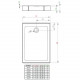 Поддон для душа Radaway Doros F Compact 120x70 прямоугольный, низкий