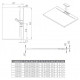 Поддон для душа Radaway Giaros D 110x80 прямоугольный, низкий